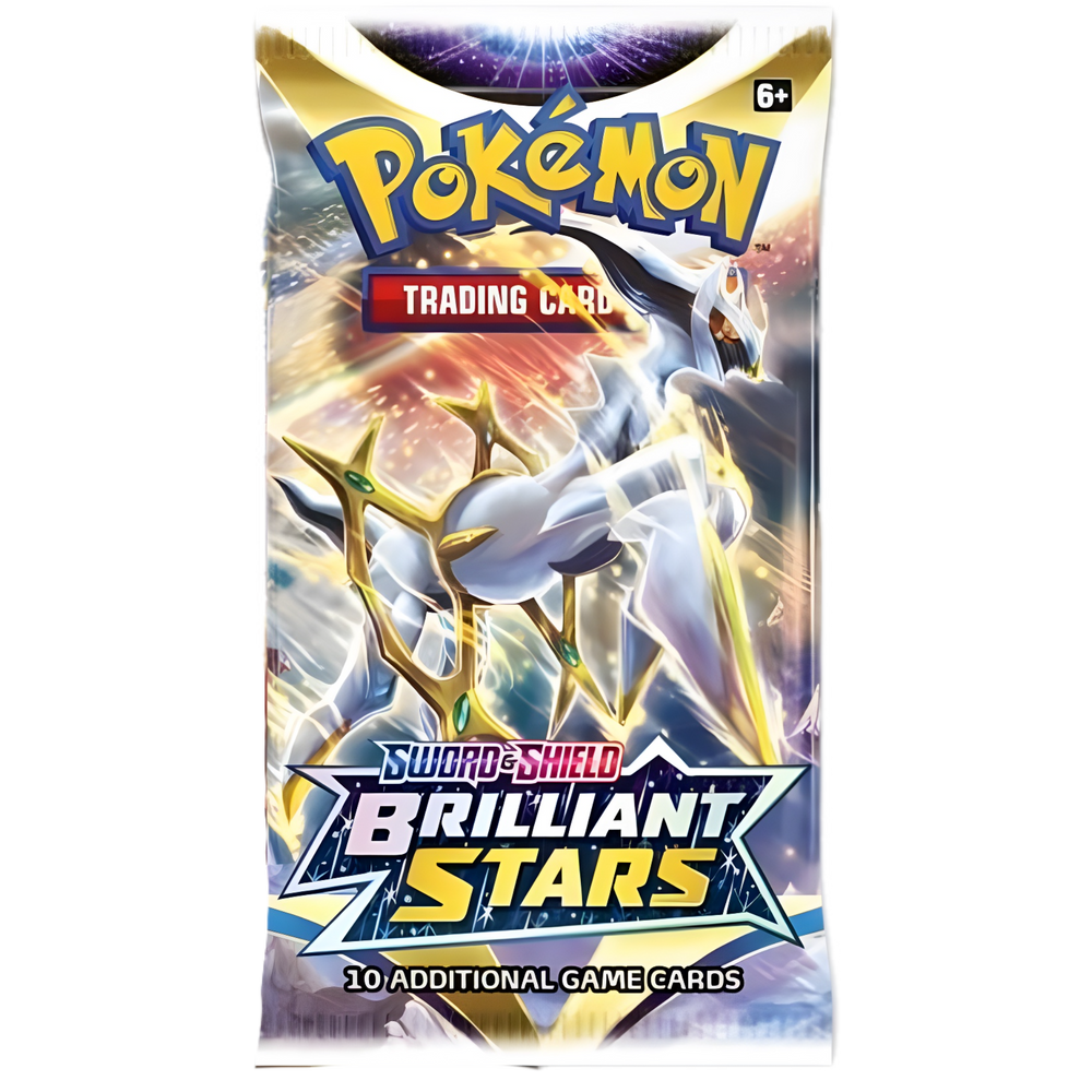 Pokemon TCG: Sword & Shield-Brilliant Stars Booster Pack [10 Cards] (Online Order Only)