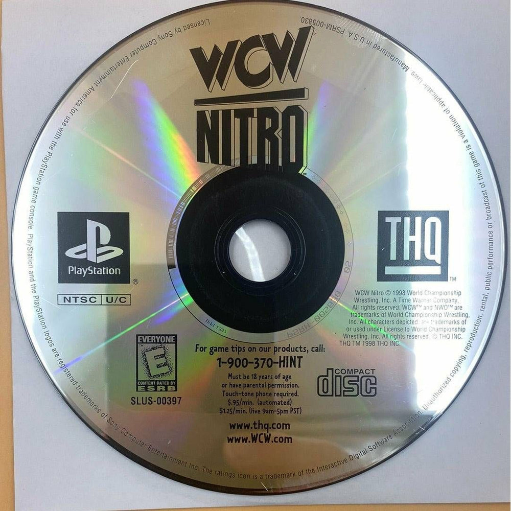 WCW Nitro - PlayStation (LOOSE) (Online Order Only)