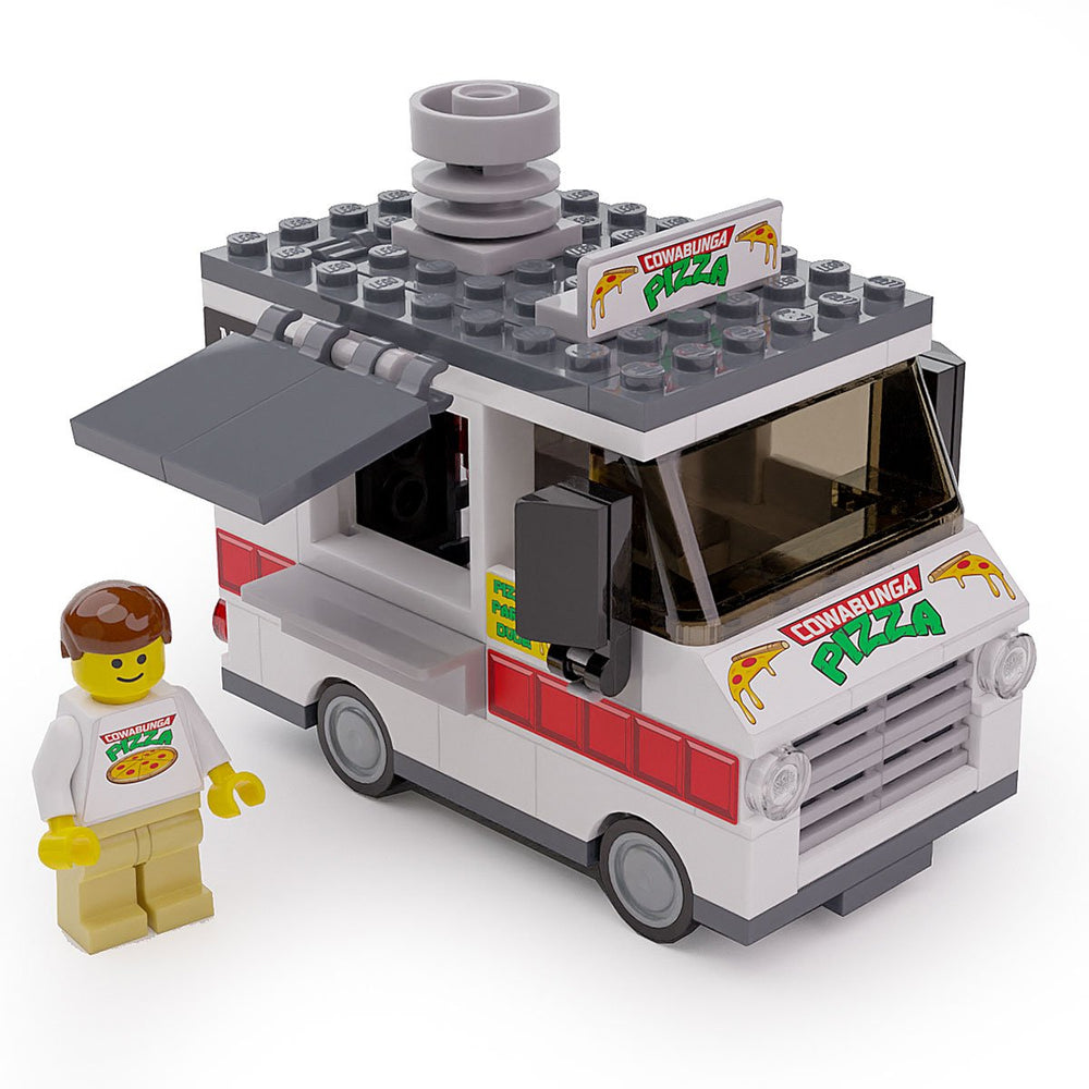 Cowabunga Pizza - B3 Customs® Food Truck w/ Minifigure (Online Order Only)