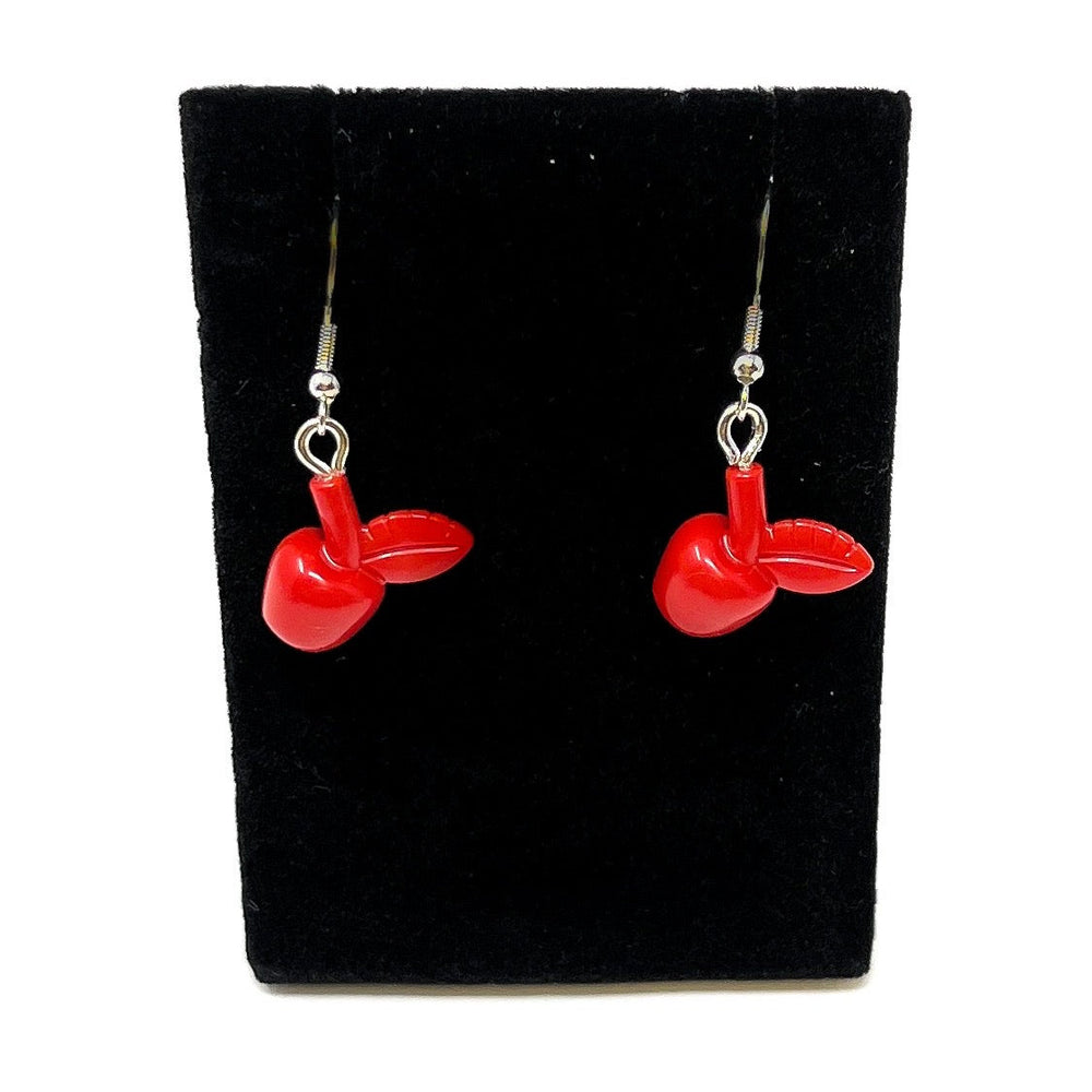 B3 Customs® Apple Earrings made from LEGO Bricks (Online Order Only)