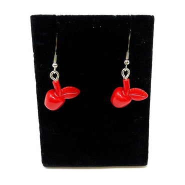 B3 Customs® Apple Earrings made from LEGO Bricks (Online Order Only)