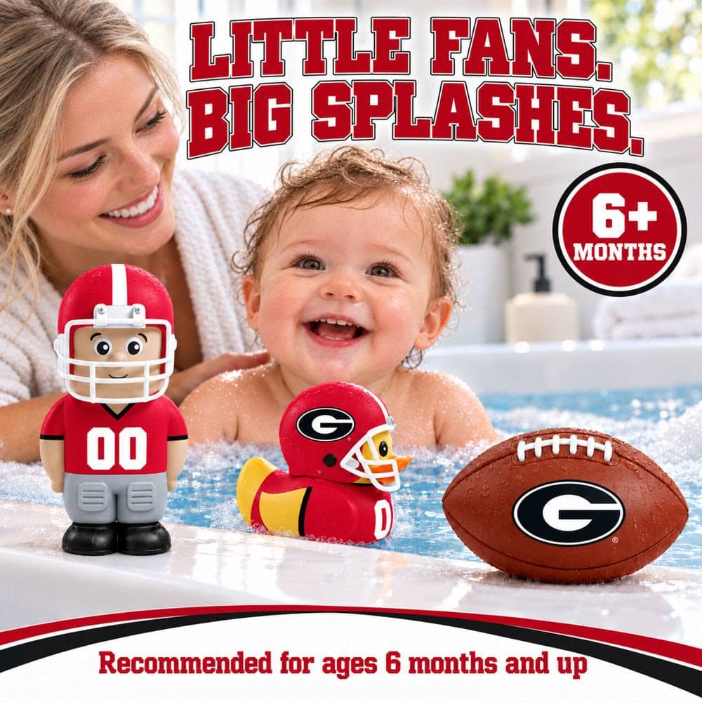 Bathletes - Georgia Bulldogs NCAA Bath Toys