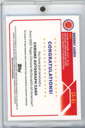 2023 Topps Chrome McDonald's All American Refractor Bronny James #CA-BJ Autograph Rookie RC Basketball Card (ONLINE ORDER ONLY)