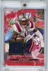 2024 Topps Inception Freshman Initiation Ja'Lynn Polk #FI-16 /75 Relic Rookie RC Football Card (ONLINE ORDER ONLY)