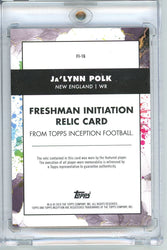 2024 Topps Inception Freshman Initiation Ja'Lynn Polk #FI-16 /75 Relic Rookie RC Football Card (ONLINE ORDER ONLY)