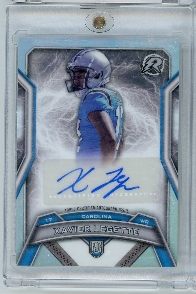 2024 Topps Resurgence Xavier Legette #RRS-XL Autographed Rookie RC Football Card (ONLINE ORDER ONLY)