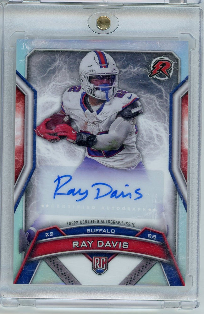 2024 Topps Resurgence Ray Davis #RRS-RD Autographed Rookie RC Football Card (ONLINE ORDER ONLY)
