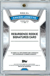 2024 Topps Resurgence Xavier Legette #RRS-XL Autographed Rookie RC Football Card (ONLINE ORDER ONLY)