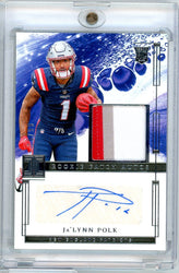 2024 Panini Impeccable Ja'Lynn Polk #RPA-JPK /99 RPA Autographed Rookie RC Football Card (ONLINE ORDER ONLY)