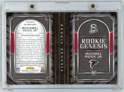 2024 Panini Spectra Rookie Genesis Michael Penix Jr #RGH-MPJ RPA Booklet Auto /5 Rookie RC Football Card (ONLINE ORDER ONLY)