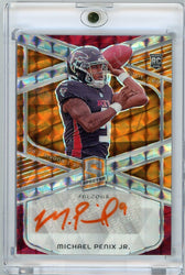2024 Panini Spectra Orange Auto Michael Penix Jr #RAMPJ /10 Rookie RC Football Card (ONLINE ORDER ONLY)