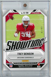 2024 Panini Mosaic Showtime Trey Benson #SS-TBN /49 Auto Rookie RC Football Card (ONLINE ORDER ONLY)