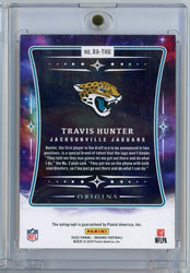 2025 Panini Origins Travis Hunter #RA-THU 02/10 Gold Auto Rookie RC Football Card (ONLINE ORDER ONLY)