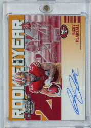 2024 Panini Contenders Optic Ricky Pearsall #ROYRPL Auto /50 Rookie RC Football Card (ONLINE ORDER ONLY)