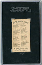 Graded 1888 N76 W. Duke, Sons & Co. Great Americans #DICTIONARY Noah Webster Baseball Tobacco Card SGC 4.5 (ONLINE ORDER ONLY)