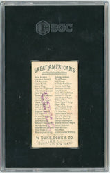 Graded 1888 N76 W. Duke, Sons & Co. Great Americans #DW Daniel Webster Baseball Tobacco Card SGC 2 (ONLINE ORDER ONLY)