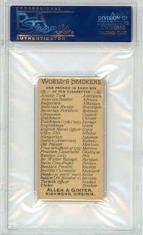 Graded 1888 Allen & Ginter World's Smokers N33 Dutchman Baseball Tobacco Card PSA 6 (ONLINE ORDER ONLY)