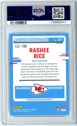 Graded 2023 Panini Donruss Optic Rashee Rice #257 /199 Autograph Rookie RC Football Card PSA 10 Gem Mint (ONLINE ORDER ONLY)