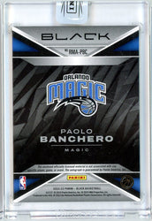 2022 Panini Black Paolo Banchero #RMA-PBC /15 Rookie Patch Auto RPA Rookie RC Basketball Card (ONLINE ORDER ONLY)