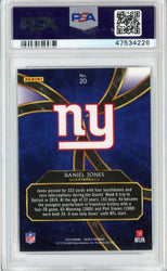 Graded 2019 Panini Select Daniel Jones #20 Phenomenon Rookie RC Football Card PSA 10 Gem Mint (ONLINE ORDER ONLY)