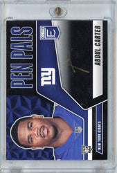 2025 Donruss Elite Pen Pals Black Abdul Carter #PPACA Gold Ink Auto Rookie RC Football Card (ONLINE ORDER ONLY)