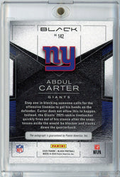 2025 Panini Black FOTL Abdul Carter #142 /25 Citrine Auto Rookie RC Football Card (ONLINE ORDER ONLY)