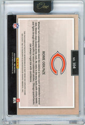 2024 Panini One Rome Odunze #104 /49 Red Rookie Patch Auto Rookie RC Football Card (ONLINE ORDER ONLY)