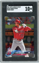Graded 2018 Topps Chrome Update Shohei Ohtani #HMT32 Rookie RC Baseball Card SGC 10 Gem Mint (ONLINE ORDER ONLY)