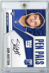 2025 Donruss Elite Pen Pals Cam Skattebo #PPCAM Auto Rookie RC Football Card (ONLINE ORDER ONLY)