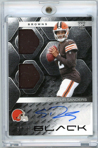 2025 Panini Black Shedeur Sanders #RSMSSS /99 RPA Auto Rookie RC Football Card (ONLINE ORDER ONLY)