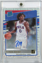 2020 Panini Donruss Tyrese Maxey #211 Signature Choice Autograph Rookie RC Basketball Card (ONLINE ORDER ONLY)