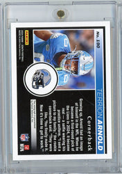 2024 Panini Zenith Terrion Arnold #190 2 Minute Drill Green Autograph Rookie RC Football Card (ONLINE ORDER ONLY)