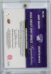 2011 Upper Deck Sweet Spot Football Andy Dalton #RSAD /75 Autograph Rookie RC Football Card (ONLINE ORDER ONLY)