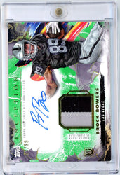 2024 Topps Inception Brock Bowers #PPA-BB /99 Provenance Patch Auto Rookie RC Football Card (ONLINE ORDER ONLY)