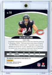 2025 Panini Absolute Colston Loveland #114 Auto Rookie RC Football Card (ONLINE ORDER ONLY)