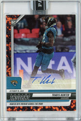 2025 Panini Instant Travis Hunter #157 Magma Auto 1/1 Jacksonville Jaguars Rookie RC Football Card (ONLINE ORDER ONLY)