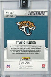 2025 Panini Instant Travis Hunter #157 Magma 1/1 Jacksonville Jaguars Rookie RC Football Card (ONLINE ORDER ONLY)
