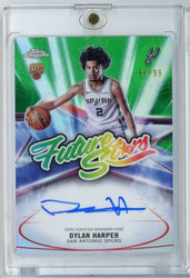 2025 Topps Chrome Future Stars Dylan Harper #FSDH /99 Auto Rookie RC Basketball Card (ONLINE ORDER ONLY)