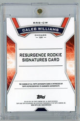 2024 Topps Resurgence Caleb Williams #RRSCW Auto Rookie RC Football Card (ONLINE ORDER ONLY)