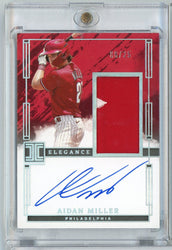 2024 Panini Impeccable Aidan Miller #EPJAM /25 Elegance Relic Auto Rookie RC Baseball Card