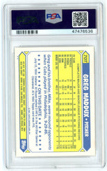 Graded 1987 Topps Traded Greg Maddux #70T Rookie RC Baseball Card PSA 10 Gem Mint
