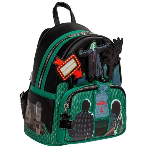 Loungefly Beetlejuice Graveyard Glow-in-the-Dark Mini-Backpack - Entertainment Earth Exclusive (ONLINE ORDER ONLY)