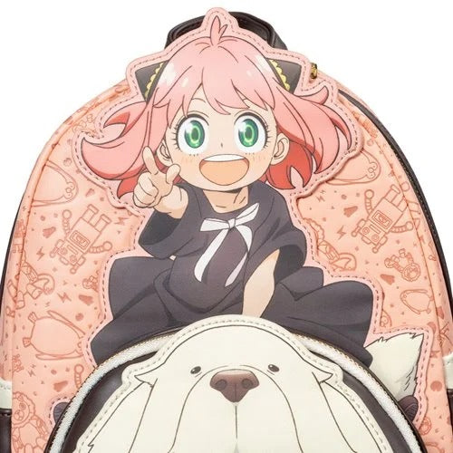 Loungefly Spy x Family Anya and Bond Mini-Backpack - Entertainment Earth Exclusive (ONLINE ORDER ONLY)