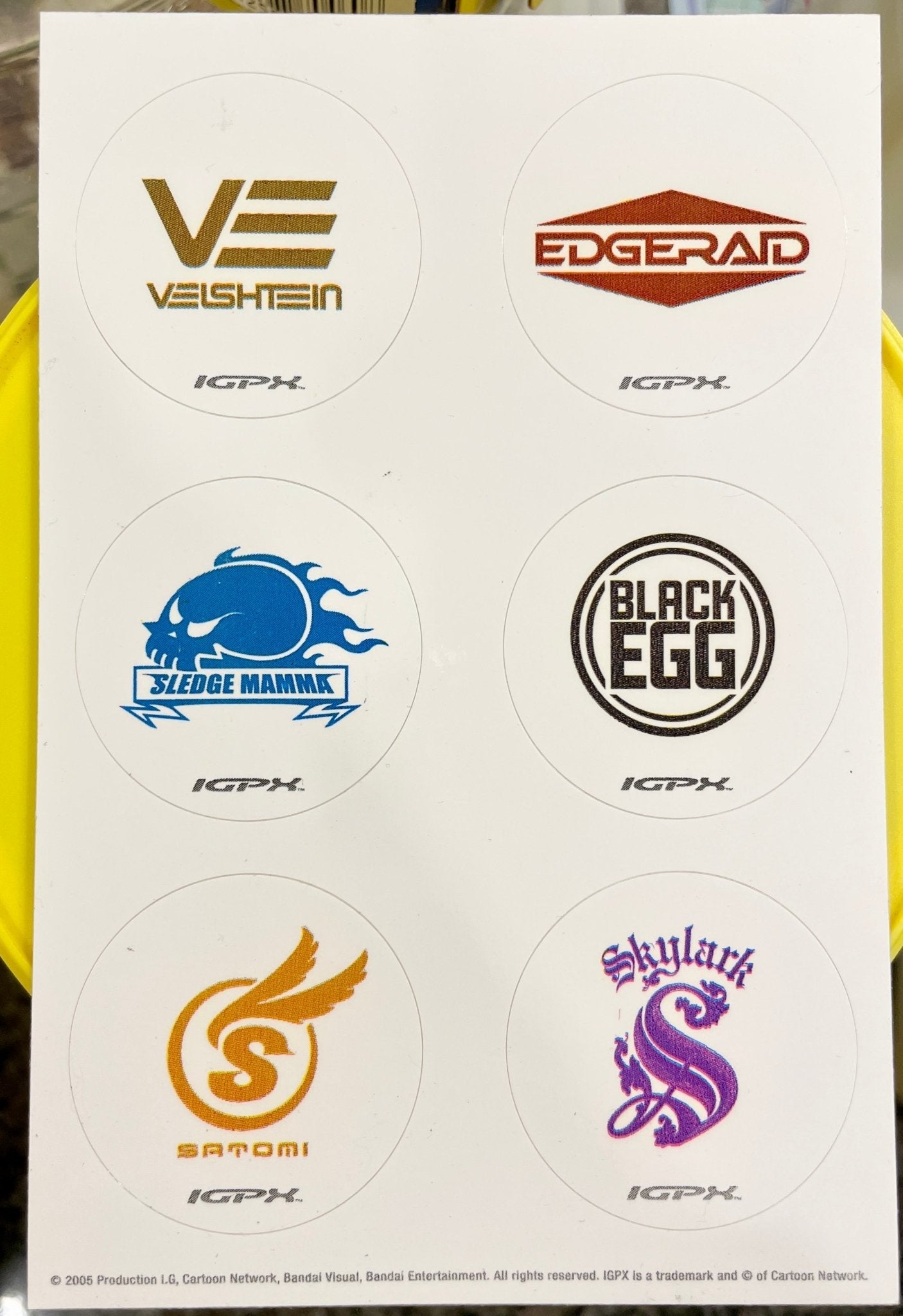 Immortal Grand Prix Sticker Page (Online Order Only)