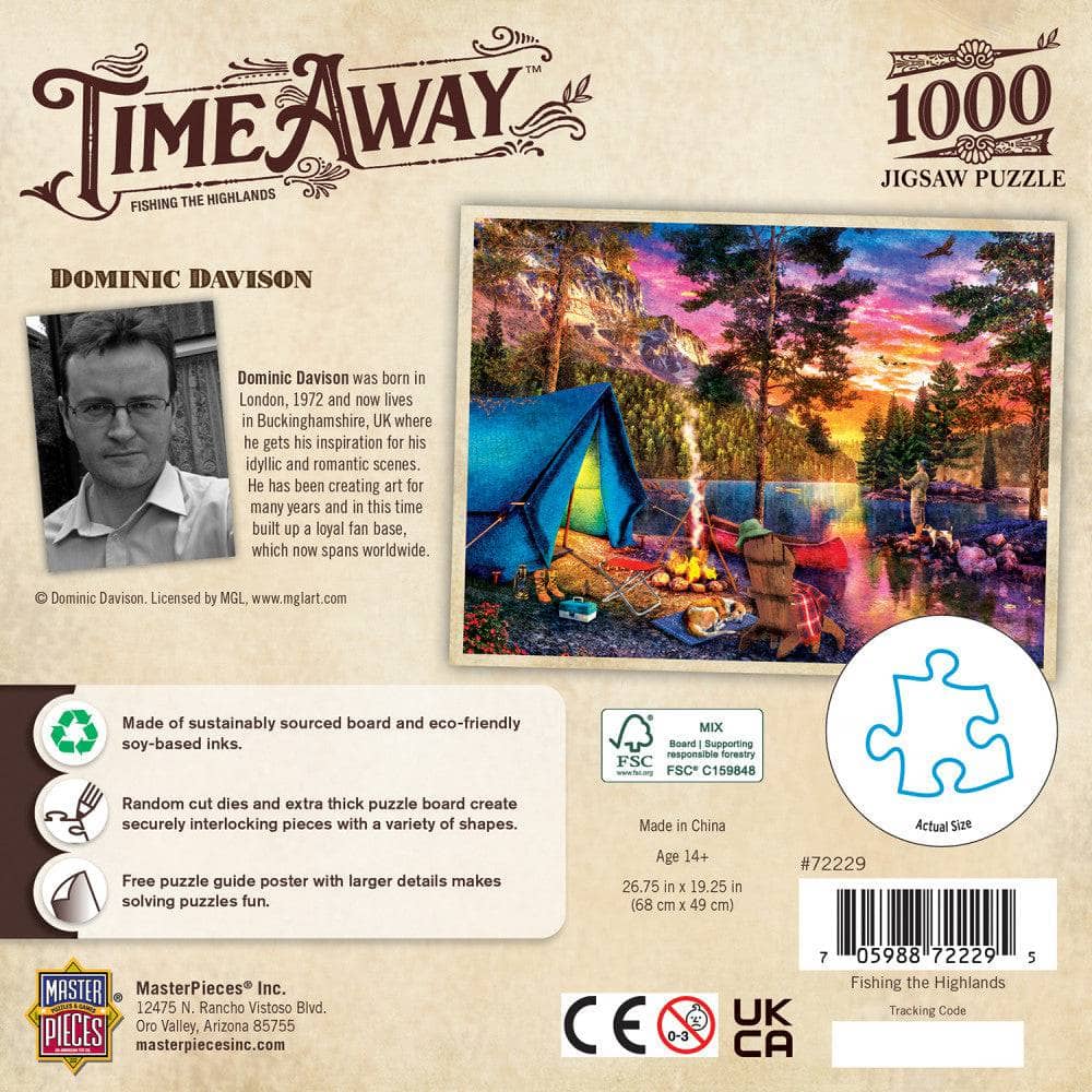 Time Away - Fishing the Highlands 1000 Piece Jigsaw Puzzle (ONLINE ORDER ONLY)