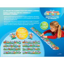 Disney - Mickey ABCs Educational Train 28 Piece Wood Floor Puzzle (ONLINE ORDER ONLY)