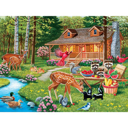 Family Time - Creekside Gathering 400 Piece Jigsaw Puzzle (ONLINE ORDER ONLY)
