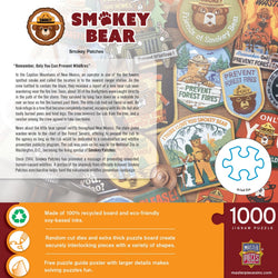Smokey Bear Patches 1000 Piece Jigsaw Puzzle (ONLINE ORDER ONLY)