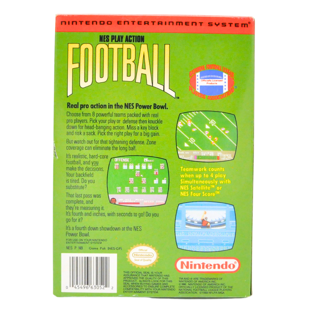 NES Cart in Box - NES Play Action Football (No Manual) (Online Order Only)