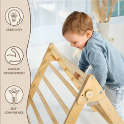 Indoor Montessori Triangle Climbing Ladder for Toddlers 1-7 y.o. (ONLINE ORDER ONLY)